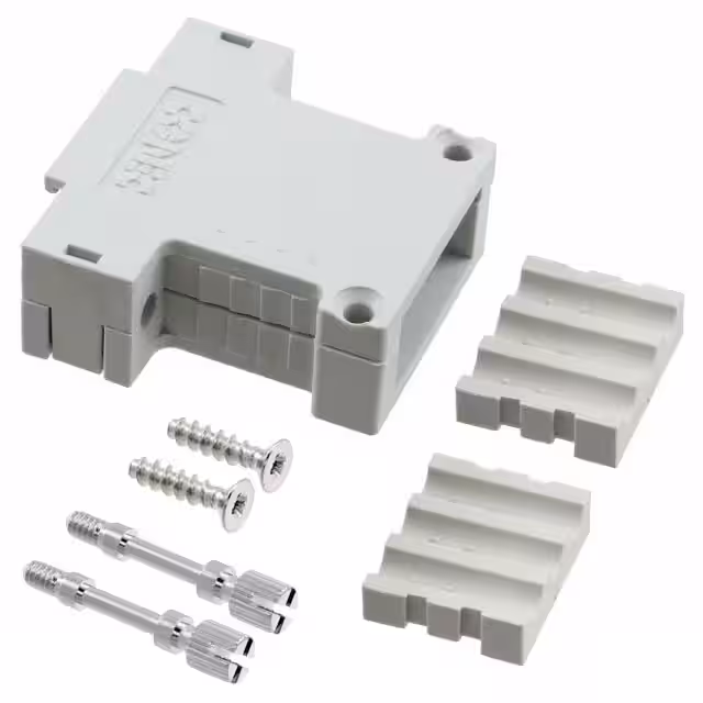 165X17979X Conec  Carcasas traseras para conectores D-Sub en forma de D